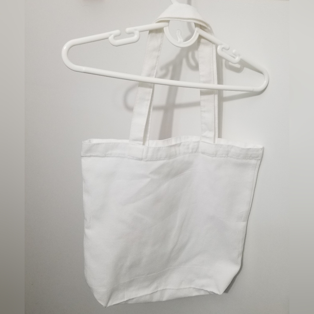 EUC quirky tote bag with design of bloody handprints - Picture 2 of 4